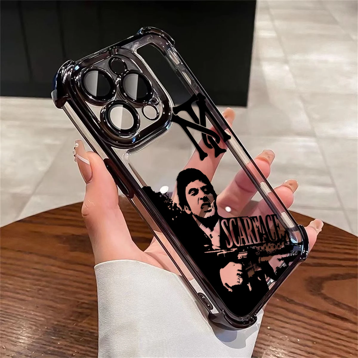 Scarface Shockproof Clear Armor Phone Case