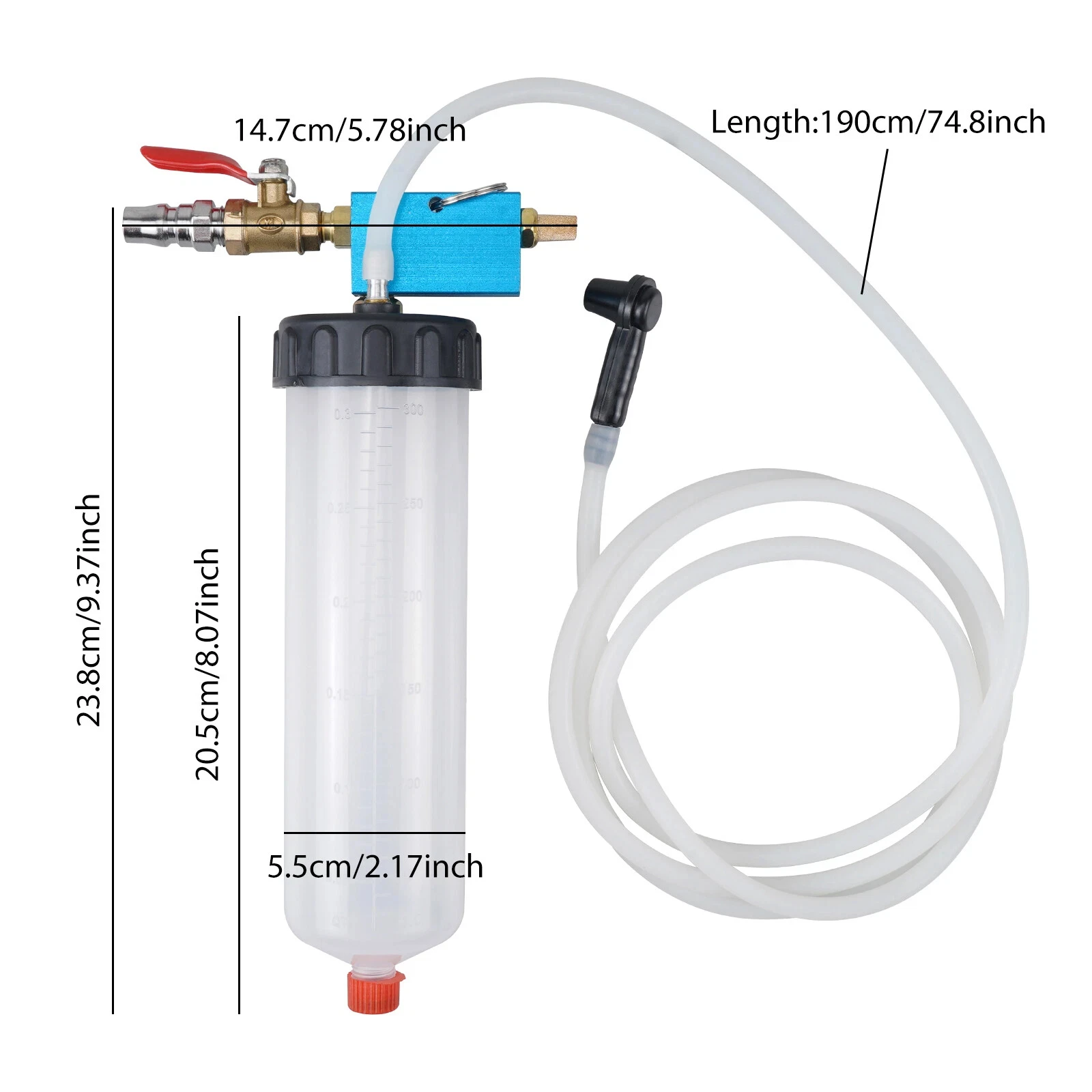 Automotive Brake Fluid Oil Replacement Tool Universal Pump Oil Bleeder Empty Air Exchange Equipment for Car brake bleeder kit