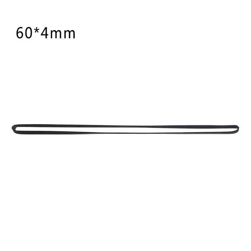 2 Cinghie Gomma Rotonda 3mm Per Lettori E Registratori – Resistente All'Usura, 20 Lunghezze Disponibili