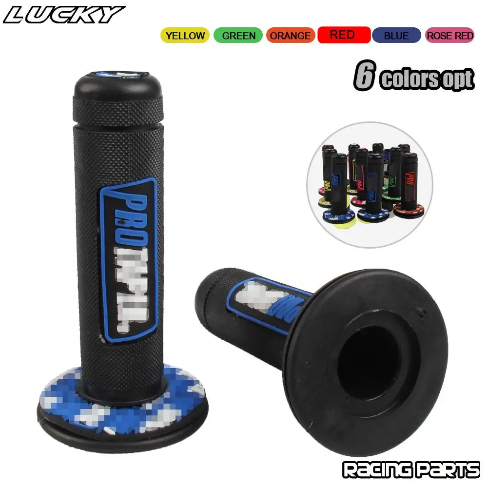 Motorcycle 22 24mm Handlebar Grip HandleGrip For 7/8" Handlebar