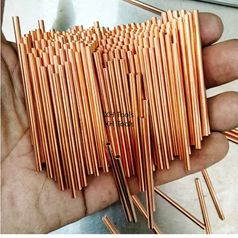 Red Copper Pipe Copper Tube OD3-30mm ID1-28mm Hollow Straight Round Thin Tube Capillary Piping Diy Metal Customized copper tube