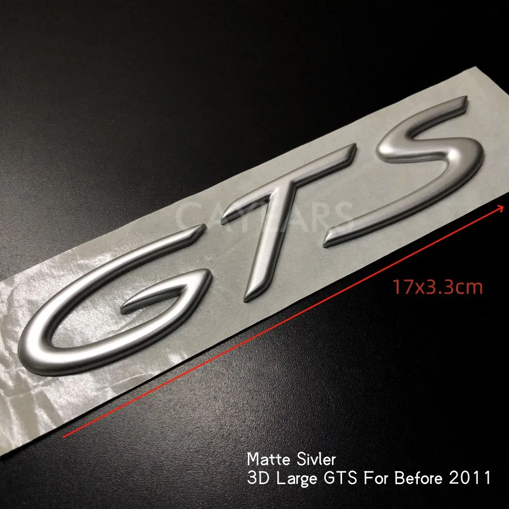 Cayears 터보 S GTS 올드 스타일 대형 엠블럼 차체 후면 뚜껑 트렁크 부츠 레이싱 스티커 배지, 1990 2011 차량에 적합