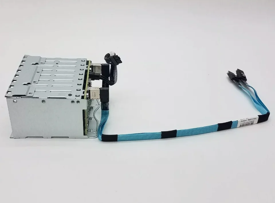 Used HP DL380 G9 SFF HDD Backplane With Cage & Cables - Parts 777840-001 777280-001