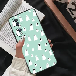 Charming Halloween Ghost Bat Design Protective Phone Case for Honor X9d (9882)