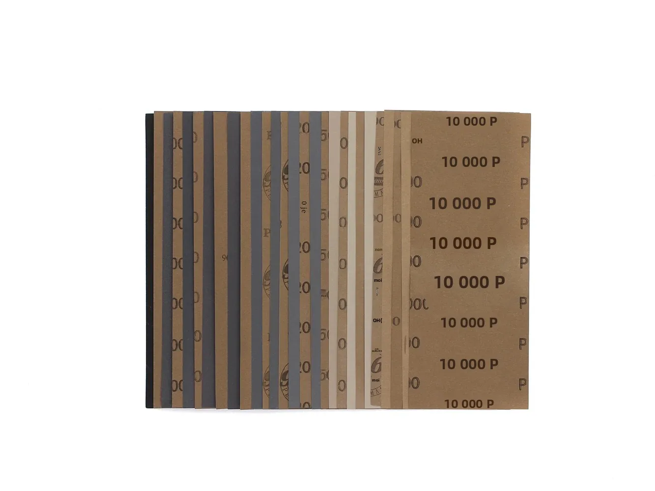 Papier de Verre Papier Abrasif Humide Sec 1500 2000 20pcs 2500 4000 Ou Papier de Verre Papier Abrasif Humide Sec 1500 2000 20pcs 2500 4000 Ou