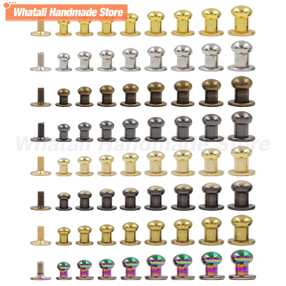 20Sets-Metal-Alloy-Round-Head-Rivets-Spikes-Screw-Rivets-Studs-DIY ...