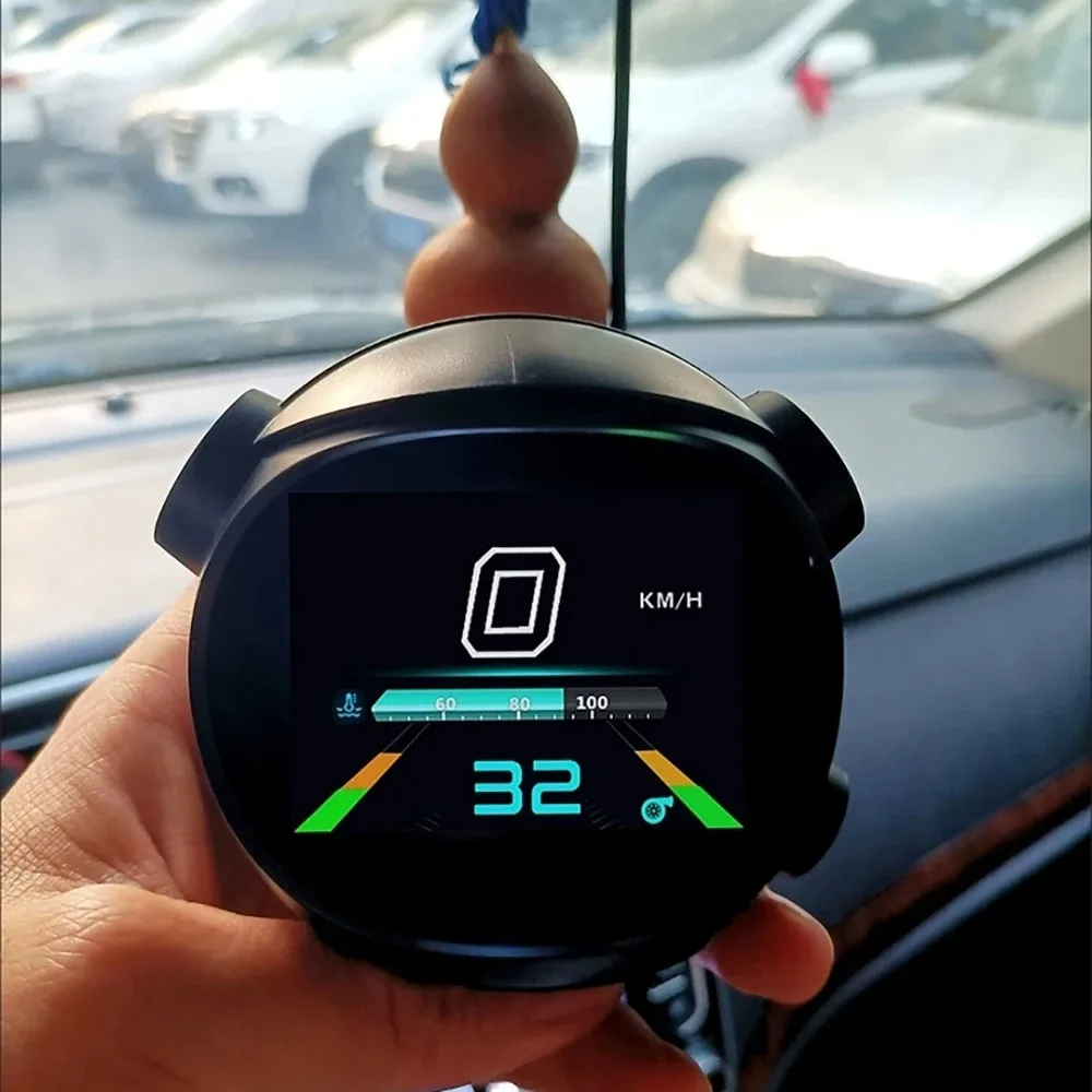 자동차 OBD 계기판 속도 터빈 온보드 수온 게이지 디스플레이 범용 헤드업 디스플레이 K10 HUD