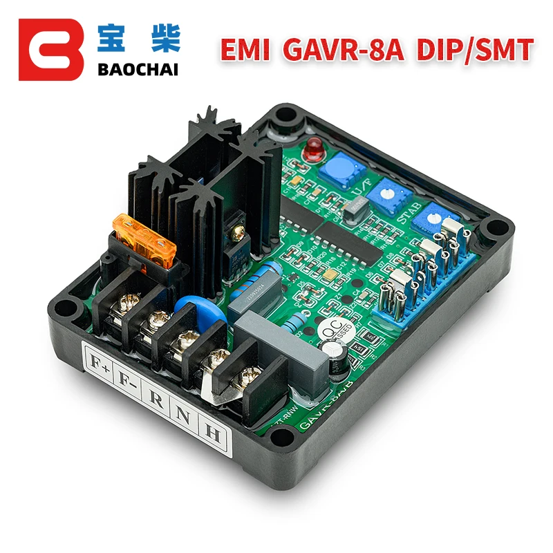 Gasoline Generator Parts Diesel Generator Engine Parts GAVR-8A AVR Generator Automatic Voltage Regulator Module 8A AVR