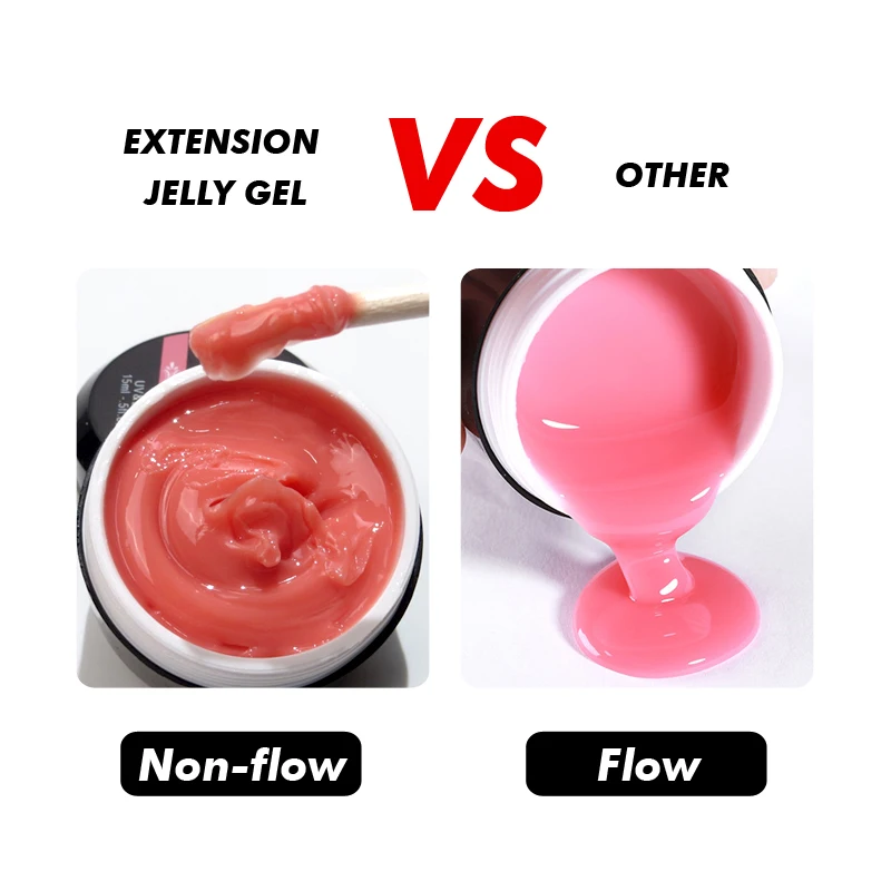 CHUNSHU ソリッドゼリー延長ネイルジェルポリッシュ 15 グラムポリ