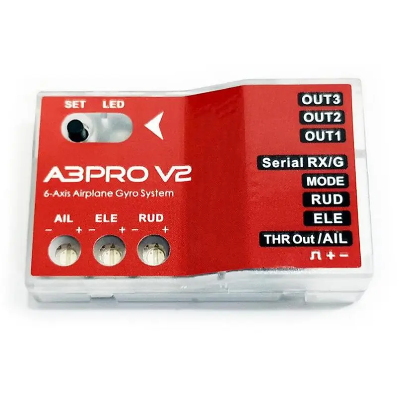 X12A-A3 Pro V2 RC 고정익/델타익 V-테일 비행기용 6축 자이로 자이로..