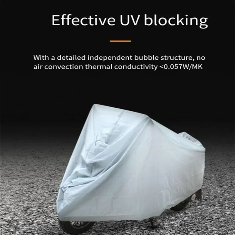 All-Weather Waterproof Motorcycle and Scooter Cover with UV Protection and Dust Guard for Outdoor and Indoor Use