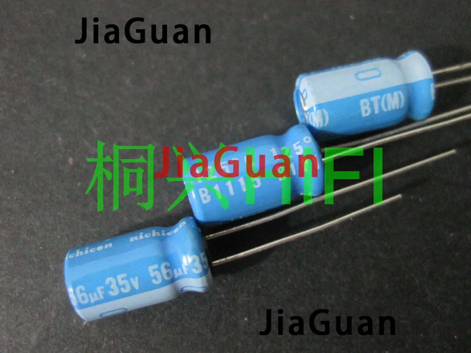 20pcs Nichicon Bt 35v56uf 6.3x11mm Electrolytic Capacitor Bt 125 Degrees 56uf/35v Military