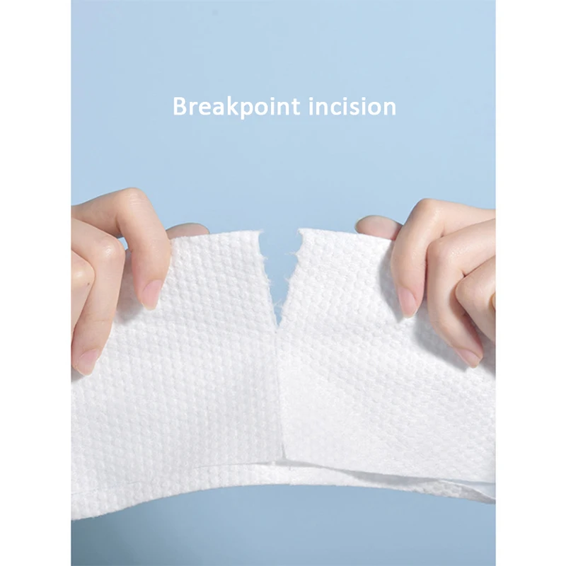 40 Sheets Soft Disposable Face Cleaning Towel Thick Cotton Facial Wipes Makeup Cleaning Skincare Wash Cloth Roll Tissue