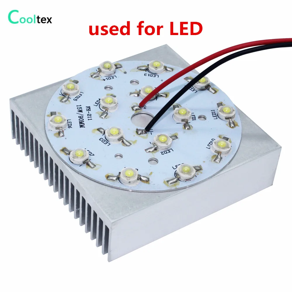 Aluminum Heatsink Radiator Heat Sink Cooler for LED Electronic Chip Cooling heat dissipation aluminum heatsink radiator