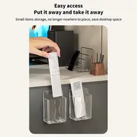 Support mural pour télécommande de climatiseur, non perforé et durable 4