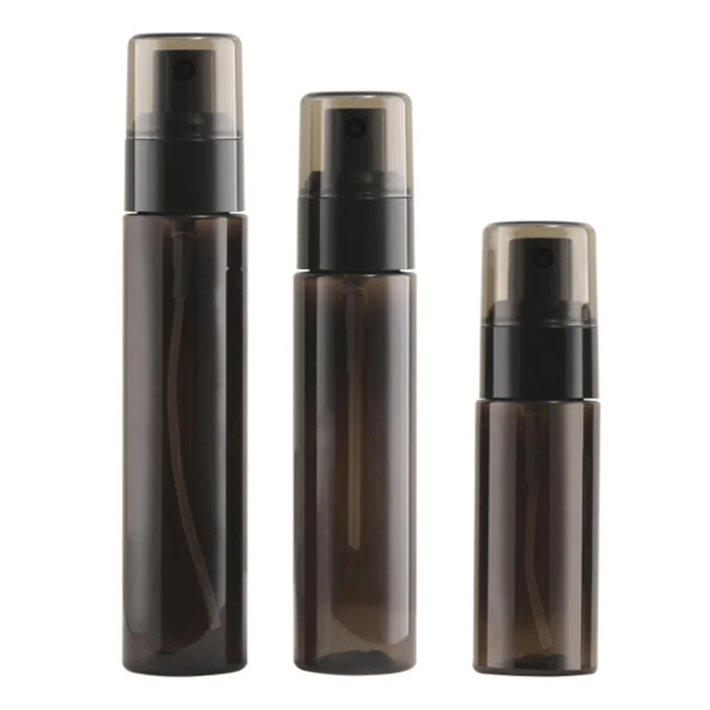 Small Spray Bottle 30ml50ml60ml Transparent Coffee Color Spray Bottle Portable Cosmetics