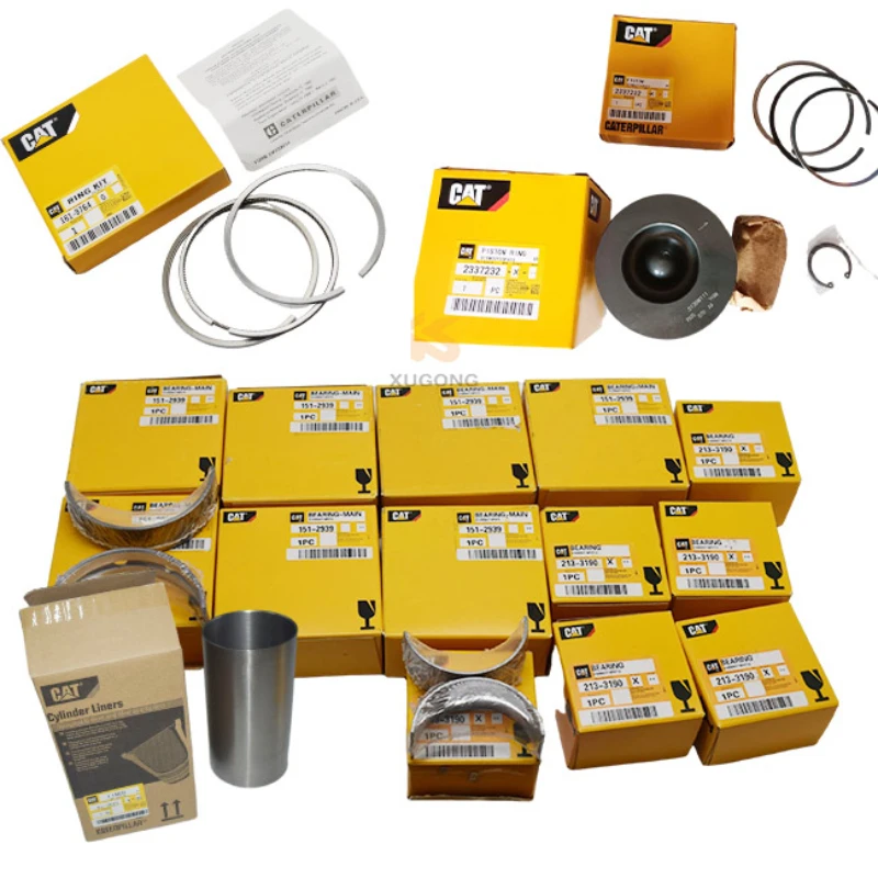 

XOJOX Engine Spare Parts Piston Ring 1609847 Bearing 3178766 Full Gasket Engine Parts For Caterpillar 3306 Engine