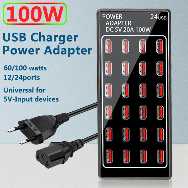 Charger multiple USB 10 ports dock charger Adapter Intelligent USB Desktop  Charge 10 USB Multi Charge EU US UK plug for XIAOMI - AliExpress