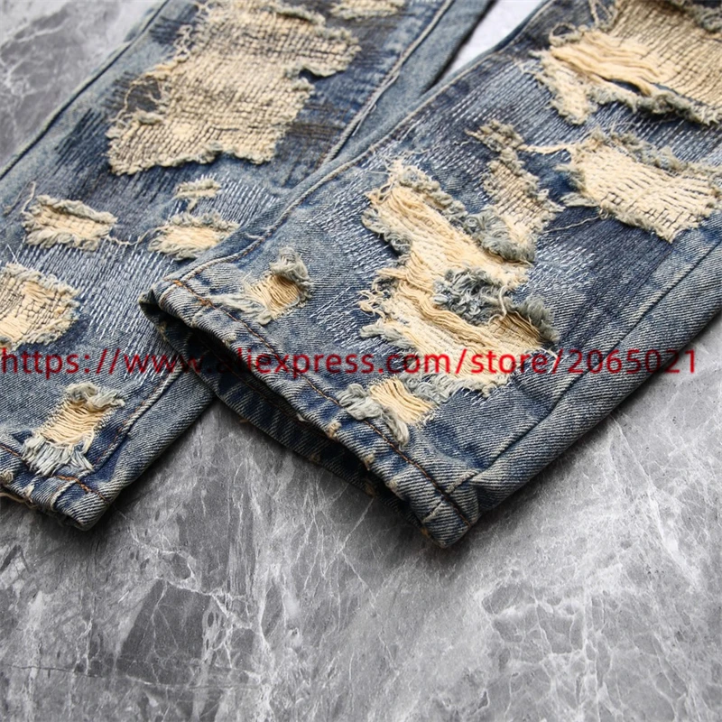 パンツ DIANTE EMBROIDERY DAMAGE DENIM 411Go4B+i7L.jpg