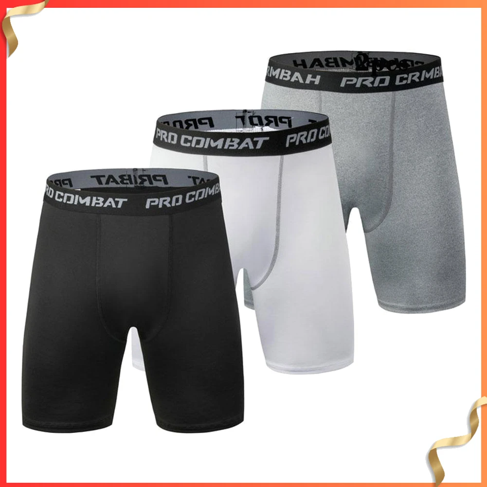 Men's Sports Compression Leggings Quick-Drying Elastic Fitness Tights for Running Training and Stretch Workouts