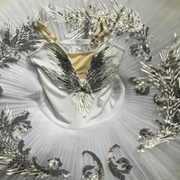 Classic Professional Ballet Tutu Adult Kids White Swan Lake Pancake Tutu Ballerina Party Dance Costume Ballet Dress Girls Women - Image 2