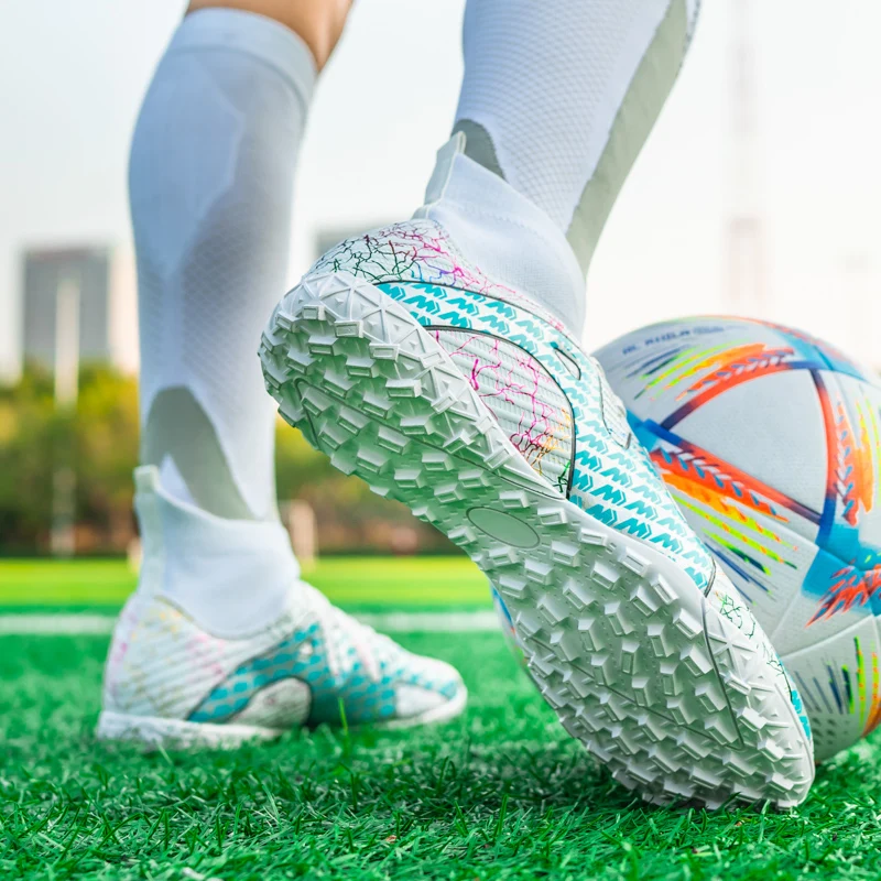 Chaussures de Football Homme High Top Spike Profession Athlétisme