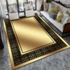 Luxury Oriental Carpet for Living Room Washable Golden Decoration Home Floor Mats 200x300 Soft Non-slip Large Area Rugs Office 2