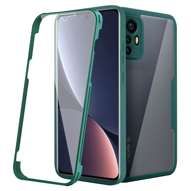 thumbnail image 1 of 360 Full Body Front Back Protective Cases For Xiaomi 12T Pro 11T 12 11 lite 5g ne 12X Shockproof Cover For Xiaomi 12T Pro Case, 1 of 5