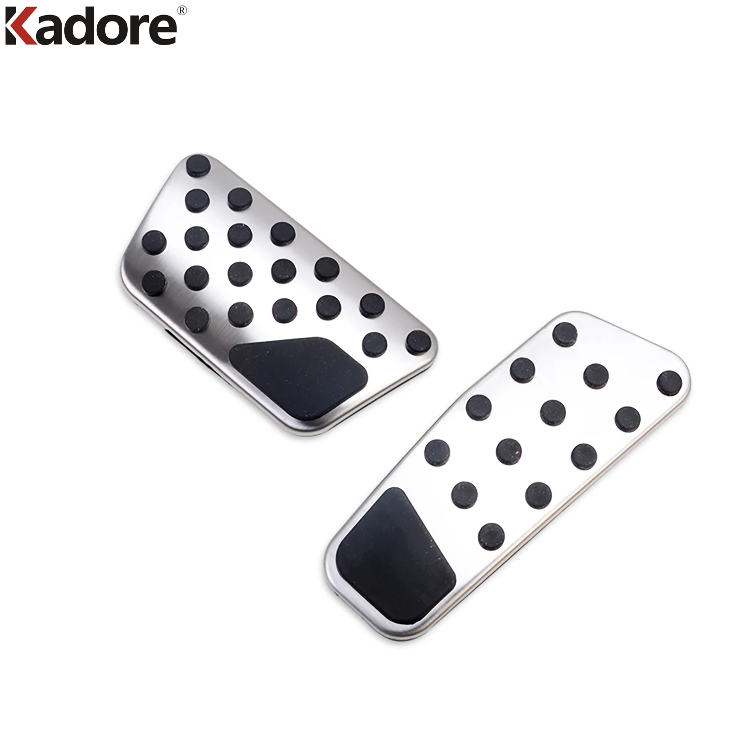 For Chrysler Pacifica Stainless Steel Fuel Brake Foot Rest Pedal Pad AT Clutch Cover car accessories