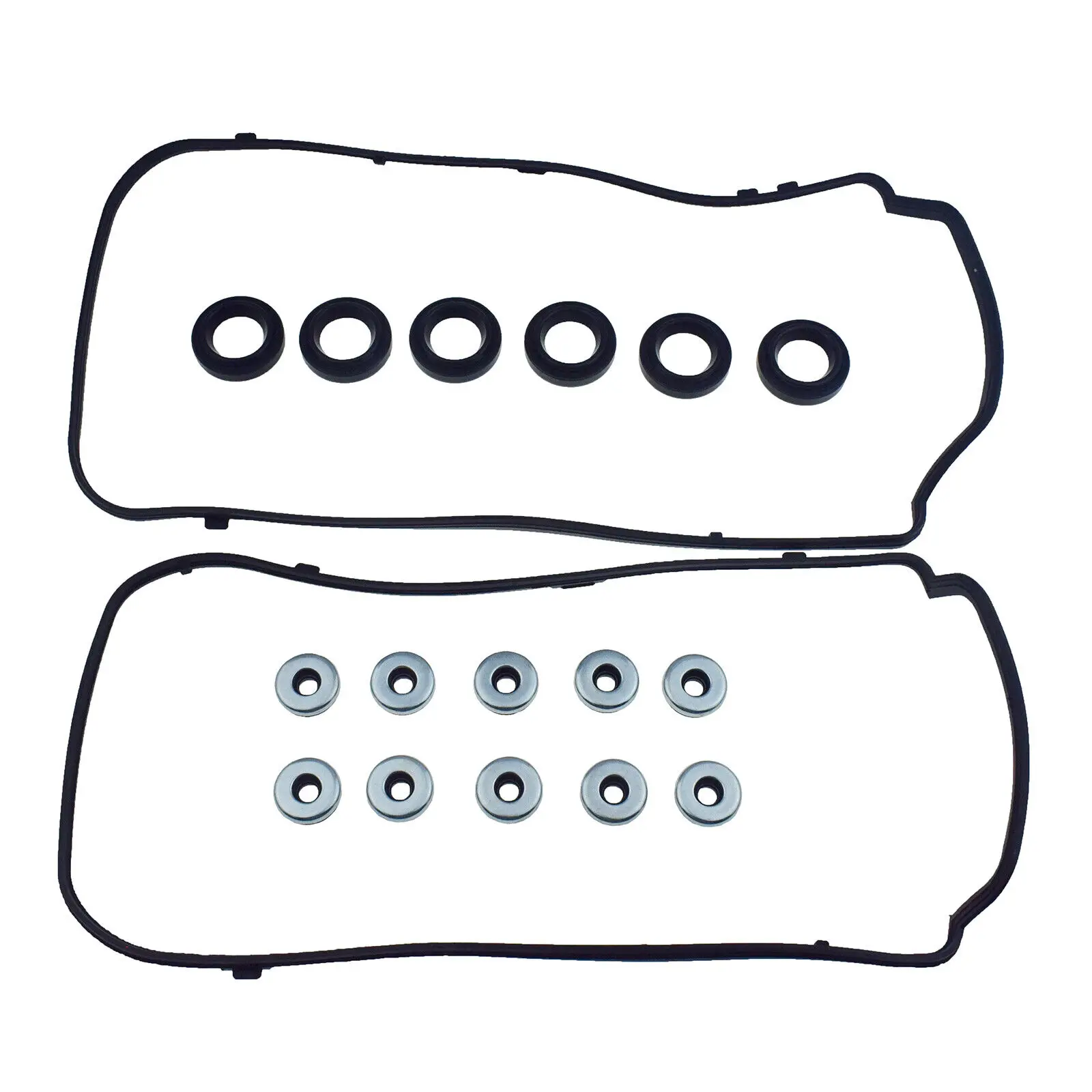 Valve Cover Gasket Set For Acura MDX RDX RL TL TSX ZDX Honda Accord Odyssey Pilot Ridgeline Crosstour 12030R70A00 12050R70A00