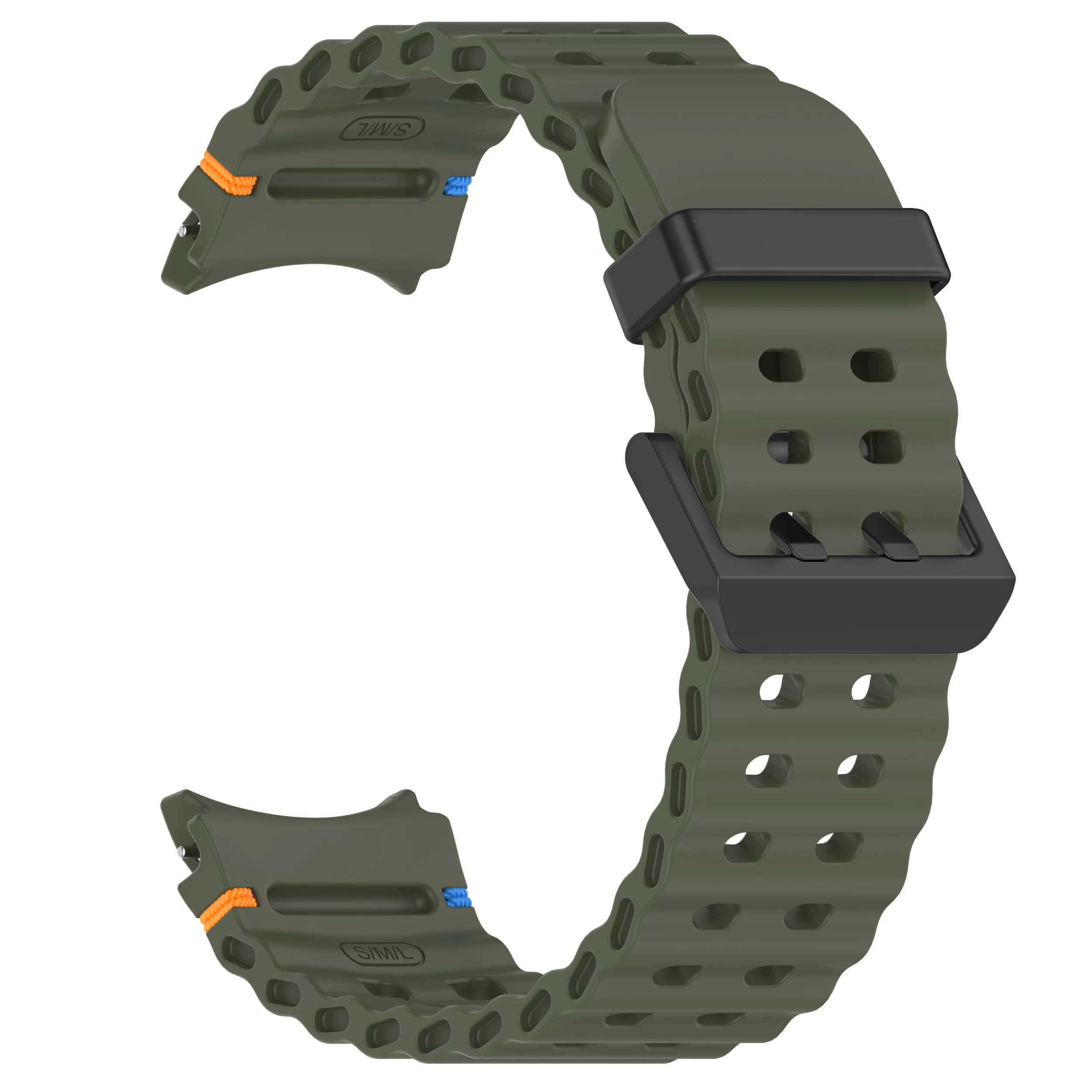 Seamless Silicone Watch Band - Versatile Smartwatch Strap