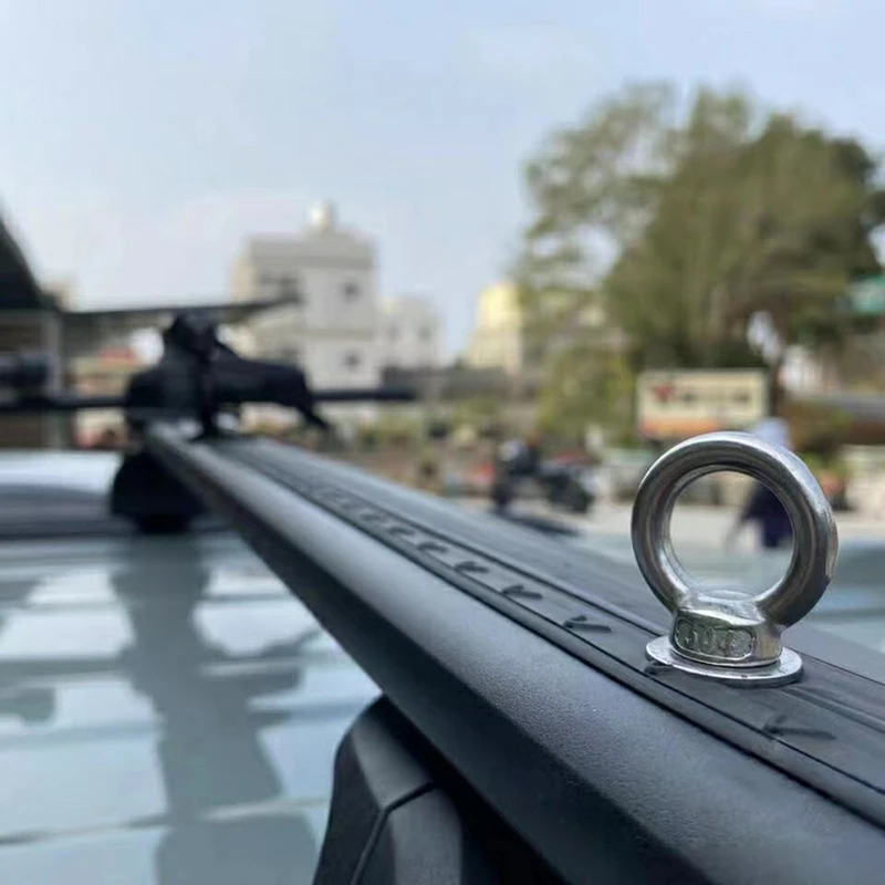 EyeBolts SquareNut Screw M8#304#Stainless Steel Lifting Ring