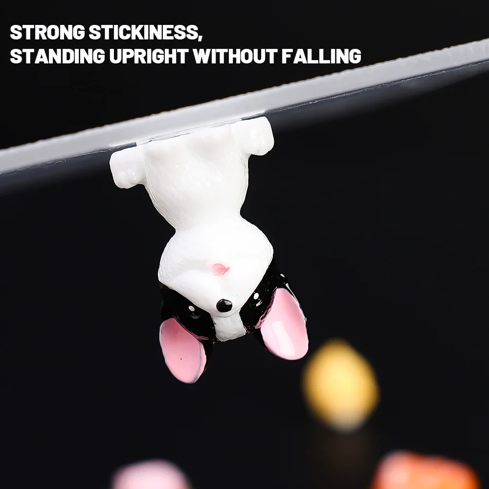 500/200/100Pcs Double-sided Glue Pads Adhesive Sticker Blind Box Landscape Doll Foot Fixed Glue Transparent Seamless Patch double sided glue pads