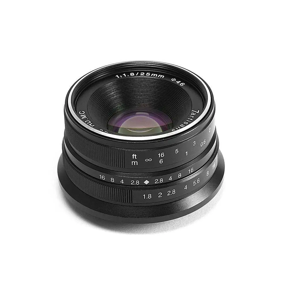 7artisans 25mm F1.8 MF APS-C Prime Lens Manual Mirrorless Camera For Sony E Zev-