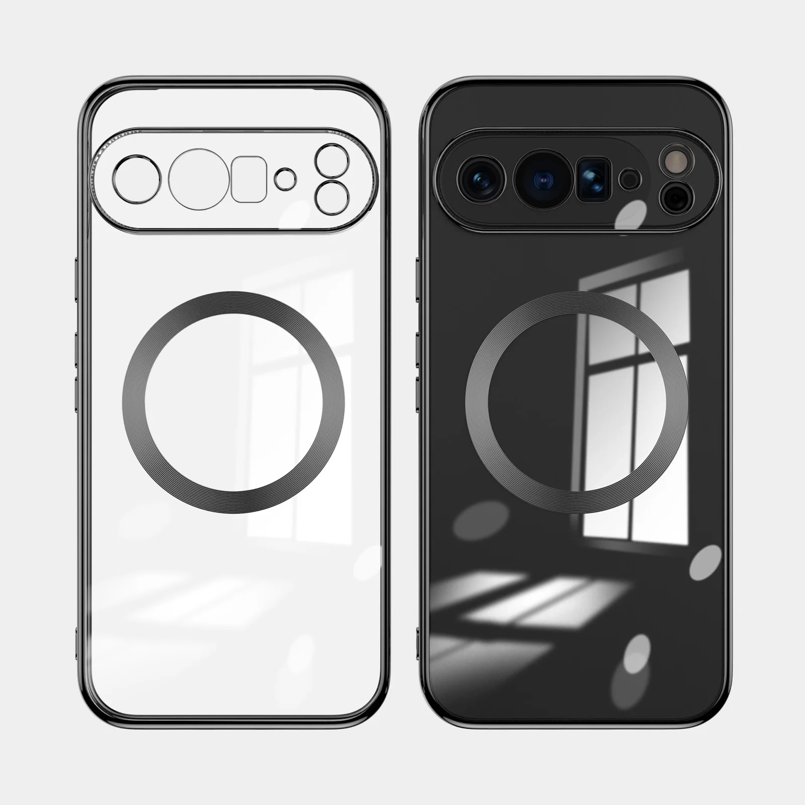 Enhanced Electroplated Shockproof Clear Soft Cover