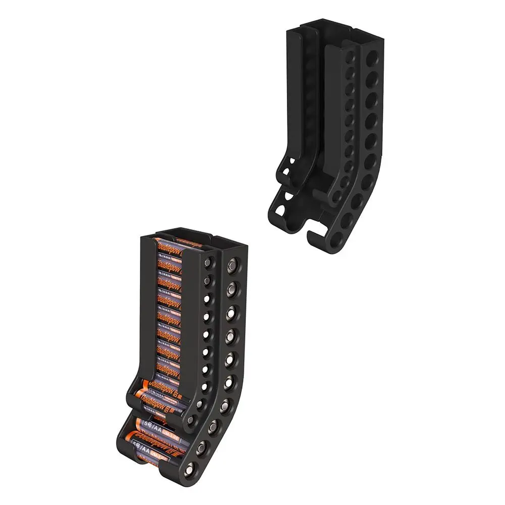 

Wall Holder Battery Storage Organizer Clean And Tidy Handy Battery Keeper Efficient High-quality Battery Dispenser Container