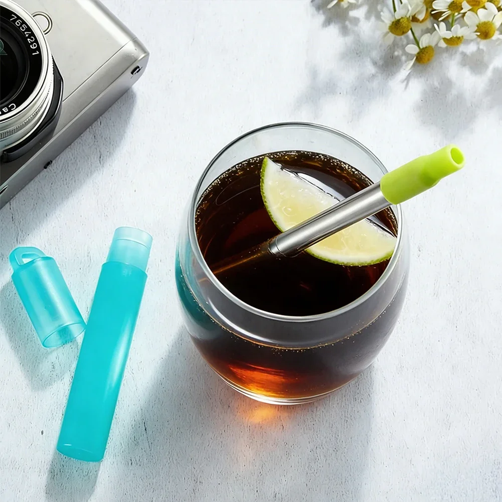Premium Durable Stainless Steel Reusable Drinking Straws