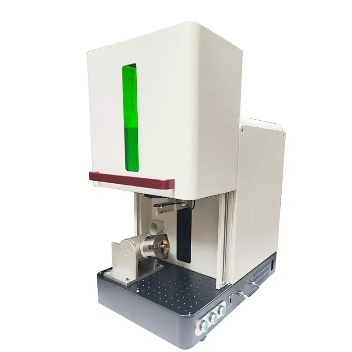 Laser Marking Machine Supplier 20W 30W Portable Enclosed Metal Plastic Jewelry Ring Fiber Engraving 50W 4