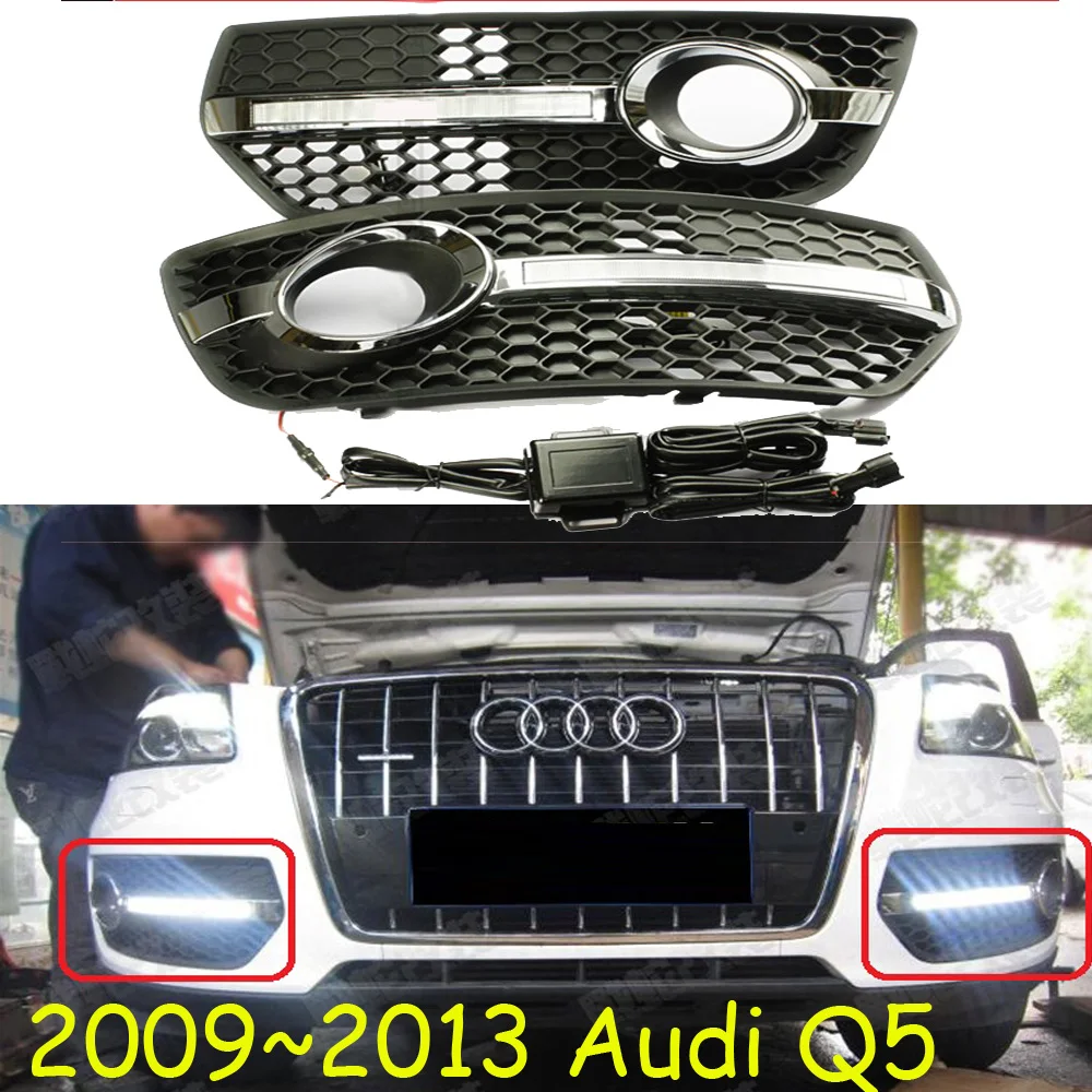 

1set LED daytime running lights for car accessories Q5 2009 2010 2011 2012 2013year q 5 front fog lamp drl bumper light