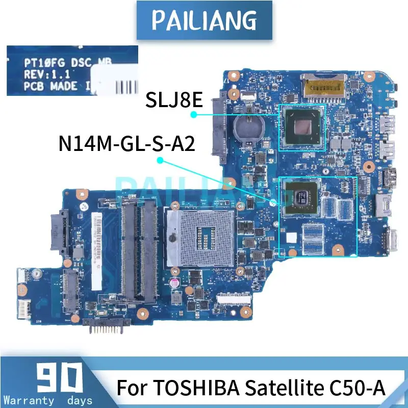 Материнская плата для ноутбука TOSHIBA Satellite C50-A SLJ8E REV.1.1 DDR3 материнская |