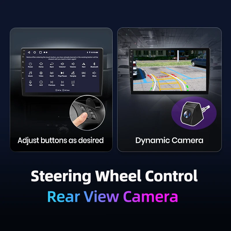 2G+64G CAMECHO Android 13 Autoradio Für Audi A4 B6 S4 RS4 Seat