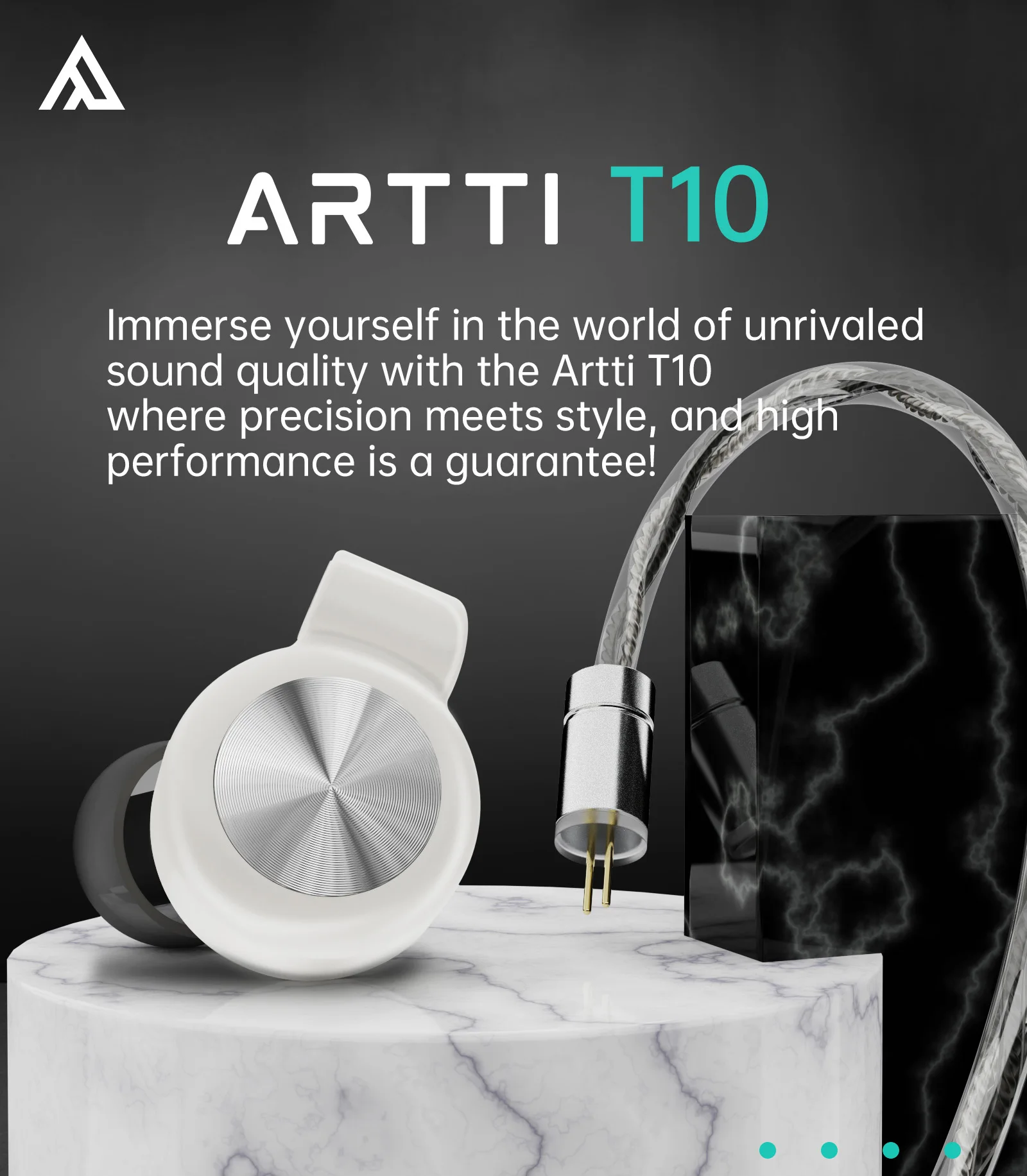 Artti T10 Wired Hifi In-ear Monitors With Planar Driver Technology_voghion.com