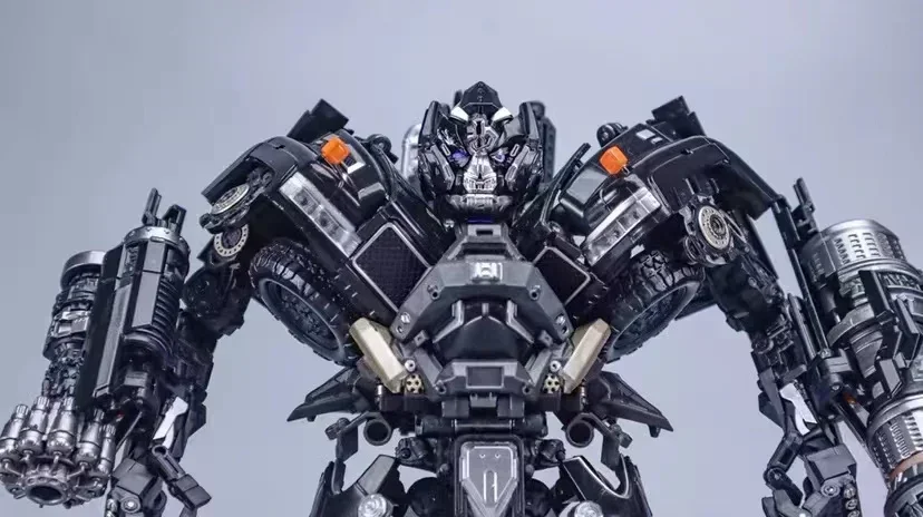 [2.0 버전 재고 있음] 새로운 WEIJIANG 변환 WJ 블랙 애플 M06 MPM06 M-06 Ironhide 확대 버전 메탈 액션 피규어