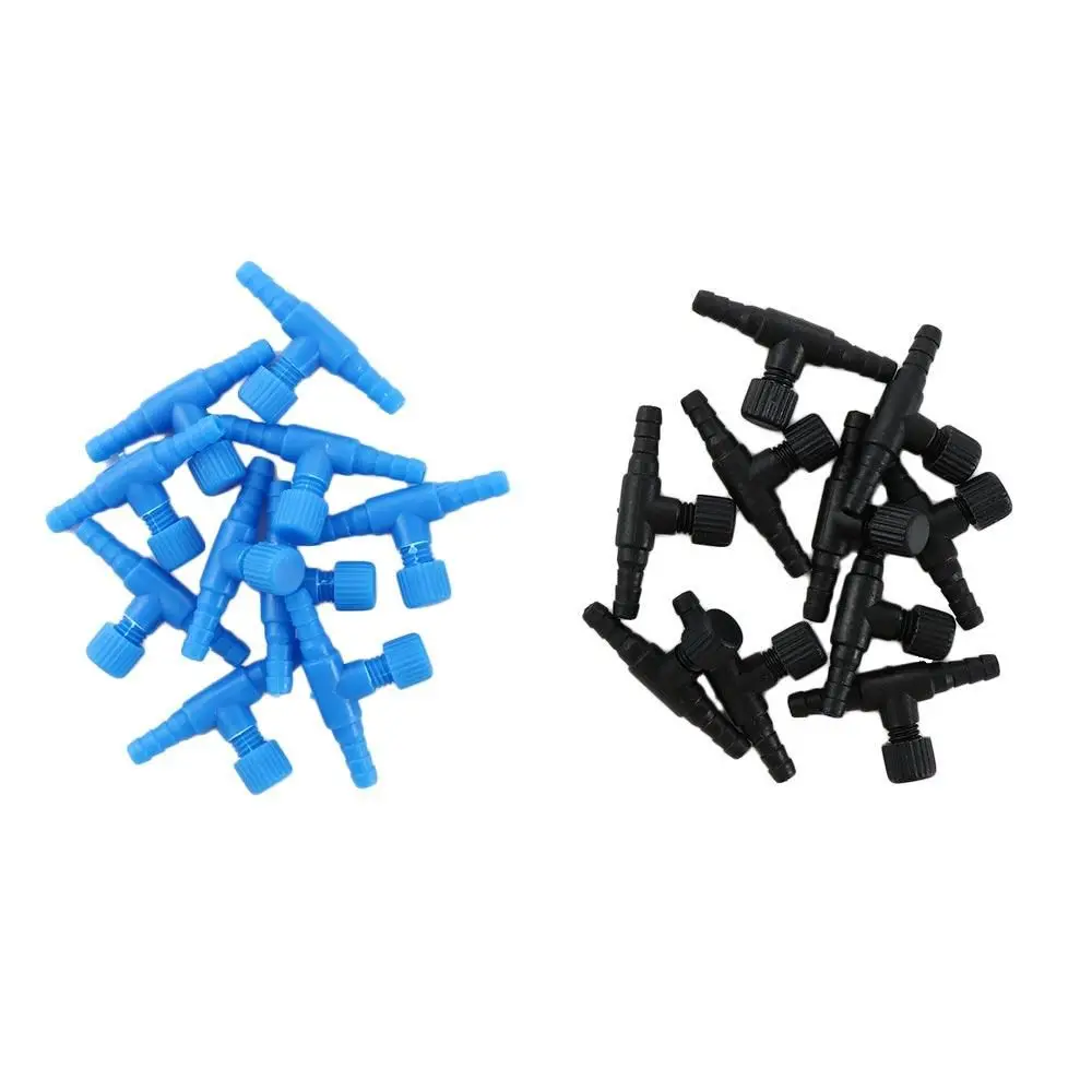 10pcs Fish Tank Air Line Flow Control Regulator Valve Aquarium For 4/6mm Airline Tubing Pipe Adjustable Connector Switch Tap 5