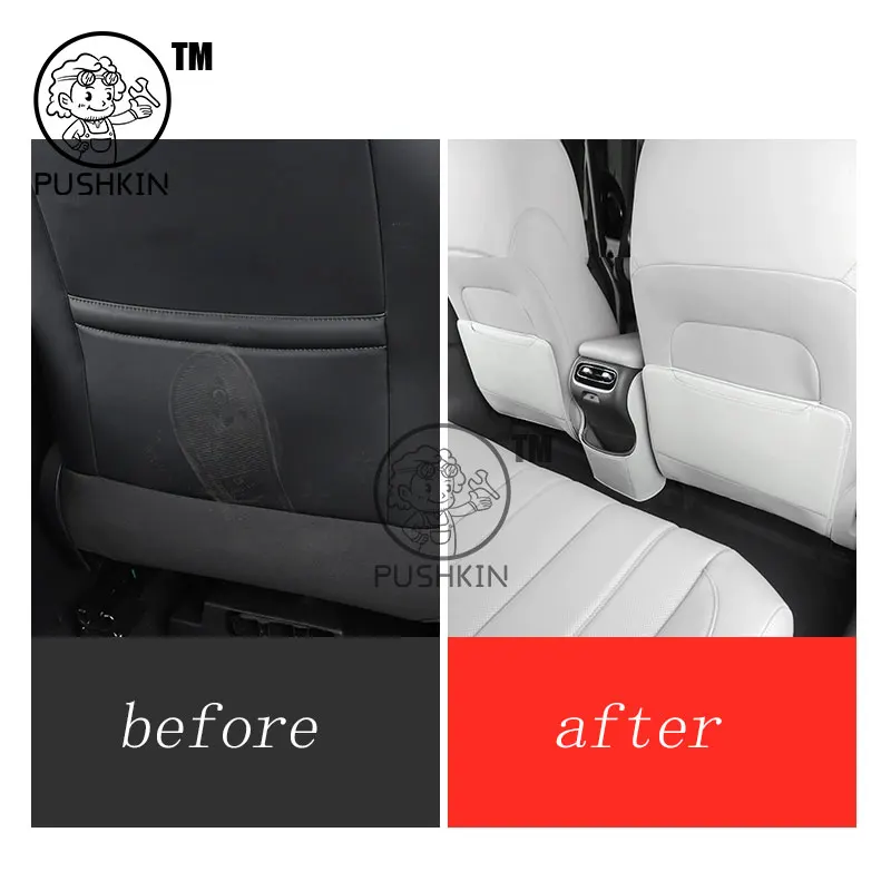 For GAC AION UT 2025 Car Leather Seat Kick Rear Seat Protection