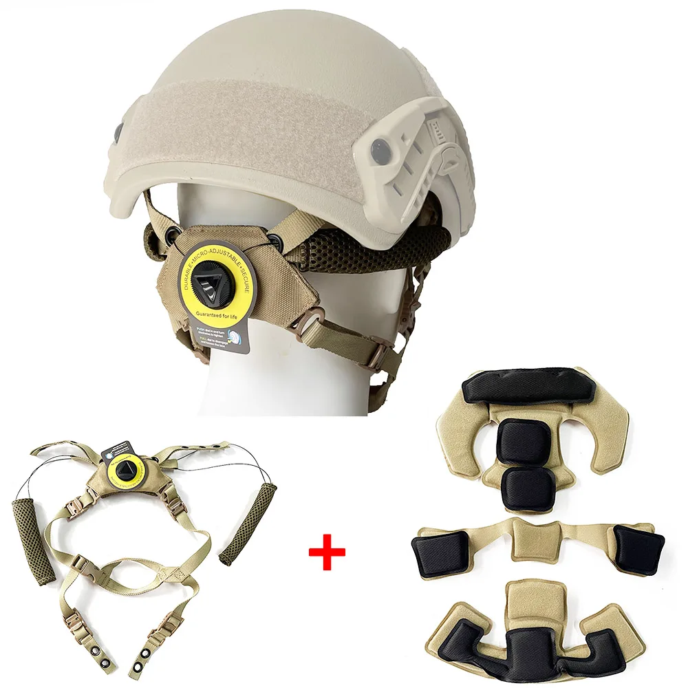 

Wendy Helmet Suspension System Helmet Lanyard With Helmet Foam Pad FAST MICH Outdoor Hunting Airsoft Helmet Accessies