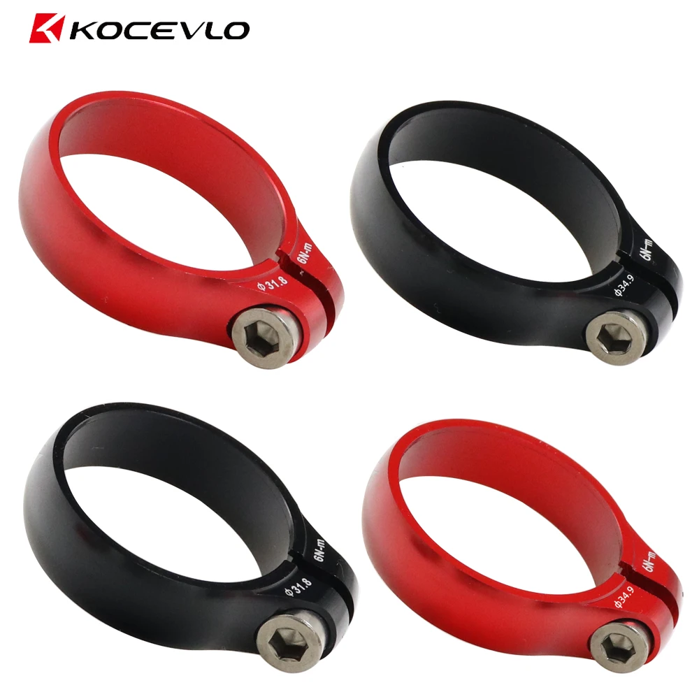 Description Picture 2 of itemKOCEVLO MTB Bike Seat Post Clamp 9g Aluminum Alloy Ultralight Bicycle Lock Seat Clamp Titanium Screw Cycling Part Seatpost Clamp