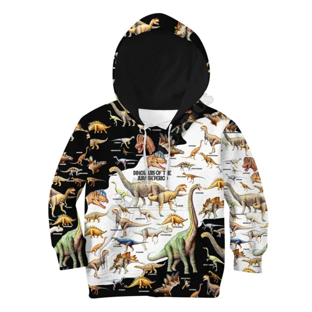 

Dinosaur Art 3d printed Hoodies family suit tshirt zipper Pullover Kids Suit Sweatshirt Tracksuit/Pants 03