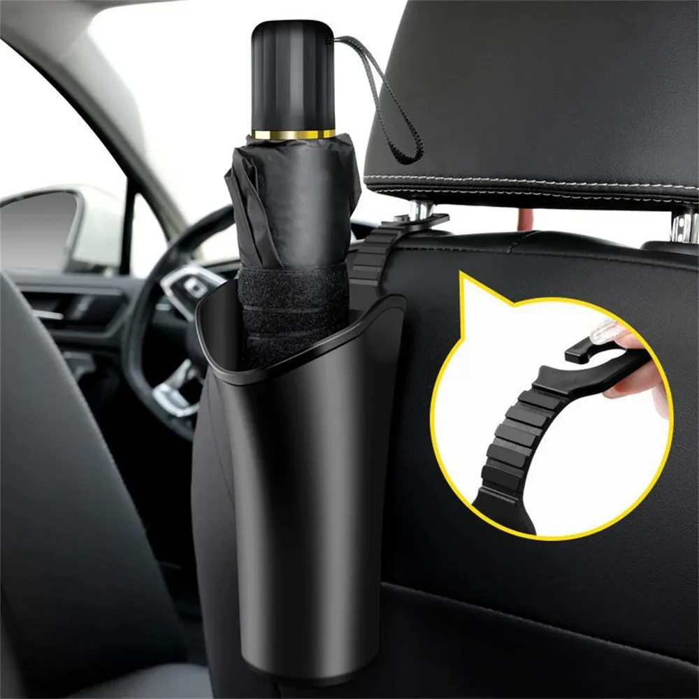 Car Umbrella Storage Box Versatile Space Saving Auto Umbrella Rack Holder Car Backseat Cup Holder Garbage Can umbrella holder,car storage box