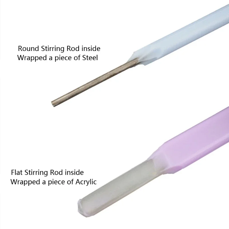 Silicone Stir Sticks for Mixing and Crafting with Resin and Paint